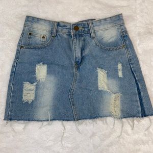 super cute jean skirt